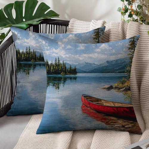Housse coussin 50 x 50 cm extérieur étanche taie oreiller canapé