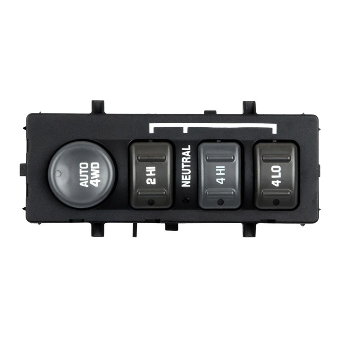 4-Wheel Drive Selector Switch (Black) for Cadillac for Escalade 02,for GMC for Yukon 01-02 for Sierra 1500/2500 99-02 for Sierra 1500HD/2500HD/3500 01-02 for Yukon XL 1500/2500 00-0