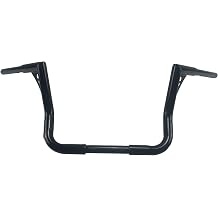 New Black 12" Rise 1.25" Ape Hanger Handlebar Fit For Harley Touring Electra Glide FLHT FLHTC Dressers Baggers 1982-UP 1996 2014 2023