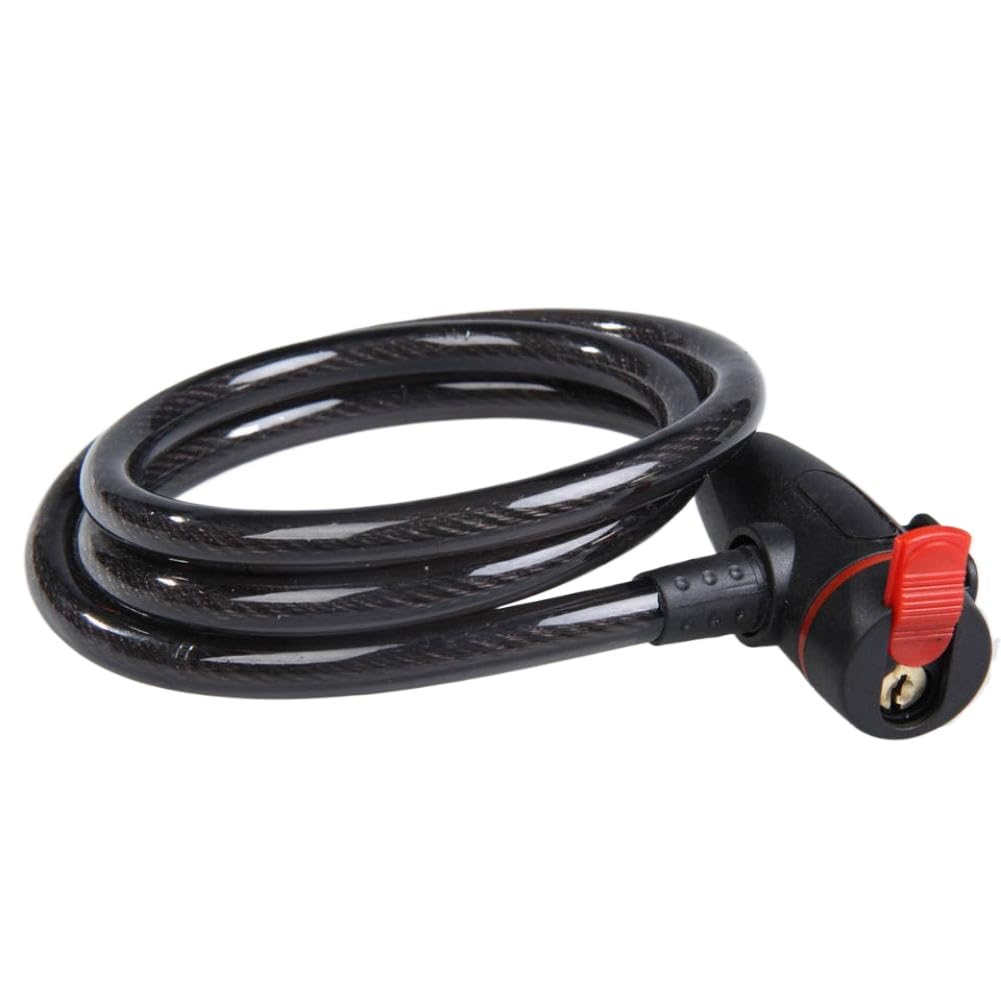 Universal Anti-Theft Steel Coil Motorcycle Lock Bicycle Lock with Key