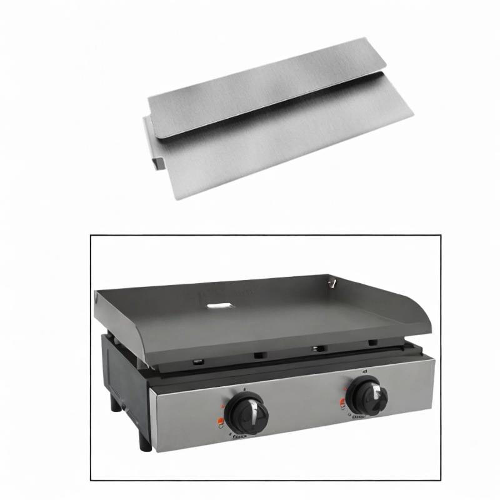 Bothyi Food Strainer Griddle Grease Gate Mesh Screen Stable Heavy Duty Drain Blocker Camping Griddle Grease Goalie Grill Grease Door