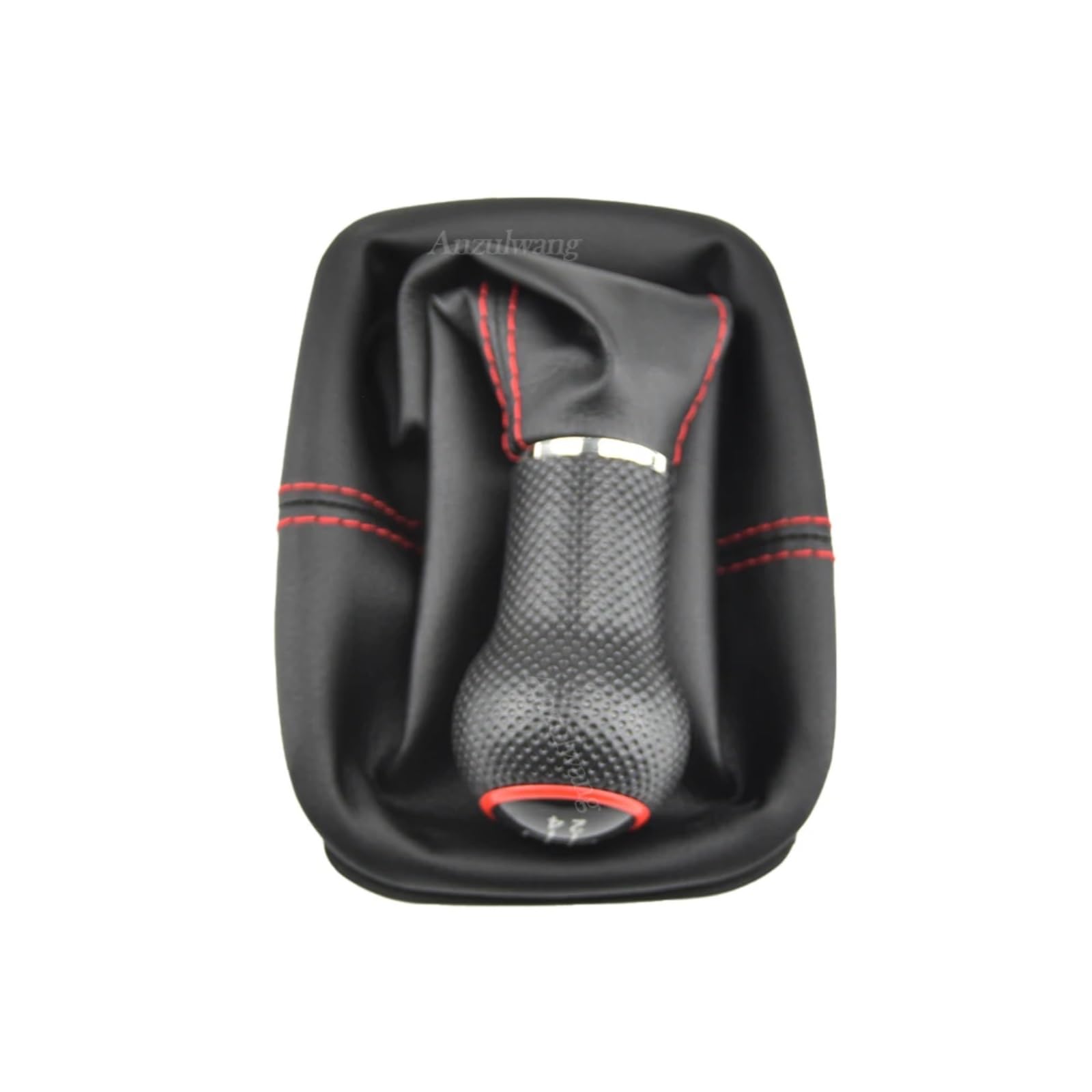 TUDEXX Car Gear Shift Knob Head Compatible with Vw for Golf 3 1991 1992 1993 1994 1995 1996 1997 5 Speed Gear Shift Shifter Lever Handle Gaiter Boot Cover Stick