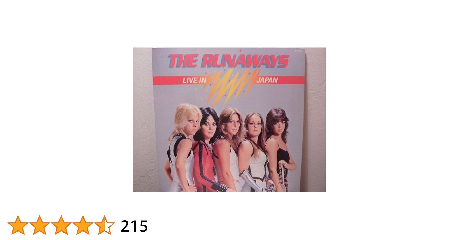 THE RUNAWAYS・LIVE inJAPAN。LPレコードジャケット。 The Runaways – Live In Japan – Vinyl (Collector's Edition