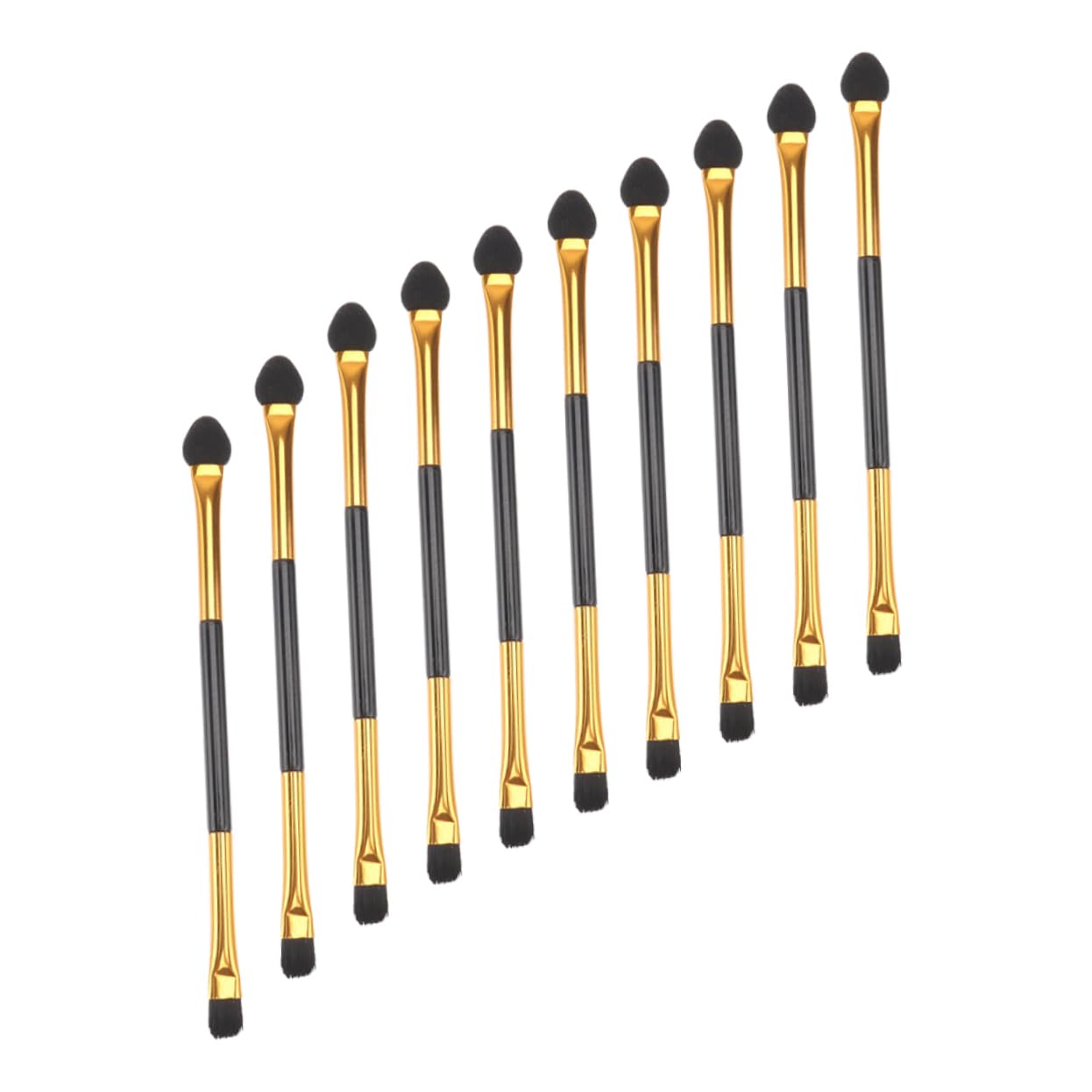 SOESFOUFU Professional Dual-sided Eyeshadow Brush Set Makeup Brush Kit for Beginners Artists Bristles