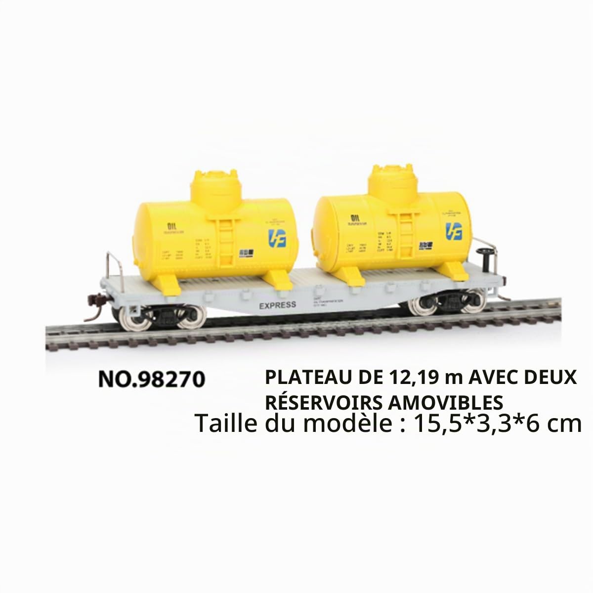 Modèle de locomotive française BB 67000 à l'échelle 1/87 HO, avec rails en métal et chariot pouvant courir, ensemble de trains français bricolage, kit de démarrage électrique pour adultes