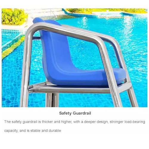 Silla de salvavidas alta de acero inoxidable 1.2 m miniatura 4