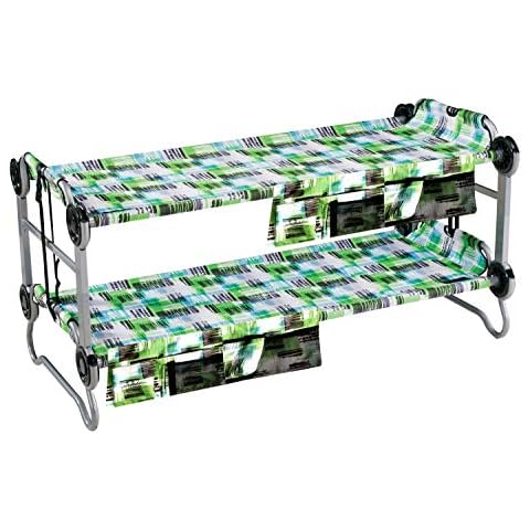 Disc-O-Bed Kid-O-Bunk Bett Kinder grün/blau 2021 Betten Cover