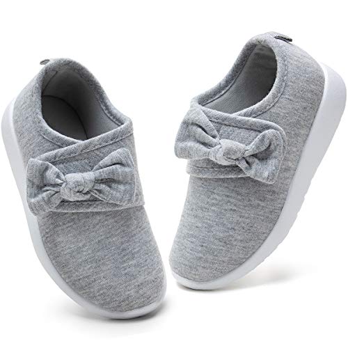 nerteo Toddler Girl Shoes Lightweight Slip On Sneakers for Kids