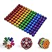 QUCHENG Uñas magnéticas de Pizarra de Oficina Escolar, partículas de Traje de descompresión magnética 3D de Escritorio de Rompecabezas para jóvenes (108 Piezas)