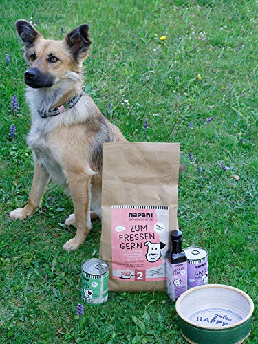 napani - Premium Hundefutter nass, 100% Wildfleisch, glutenfreies, getreidefreies Nassfutter aus der Dose, Barf-Fleisch, schonend dampfgegart, artgerecht, 12 x 400g