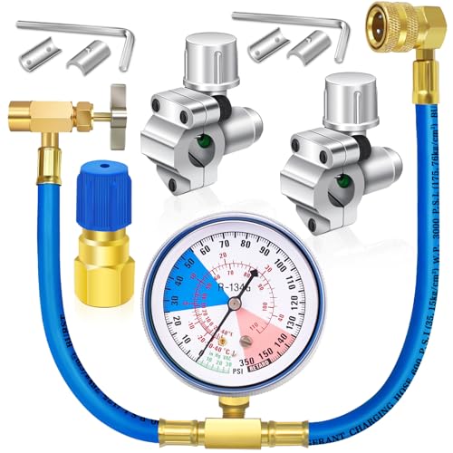 FANOVO Refrigerator hose with Gauge