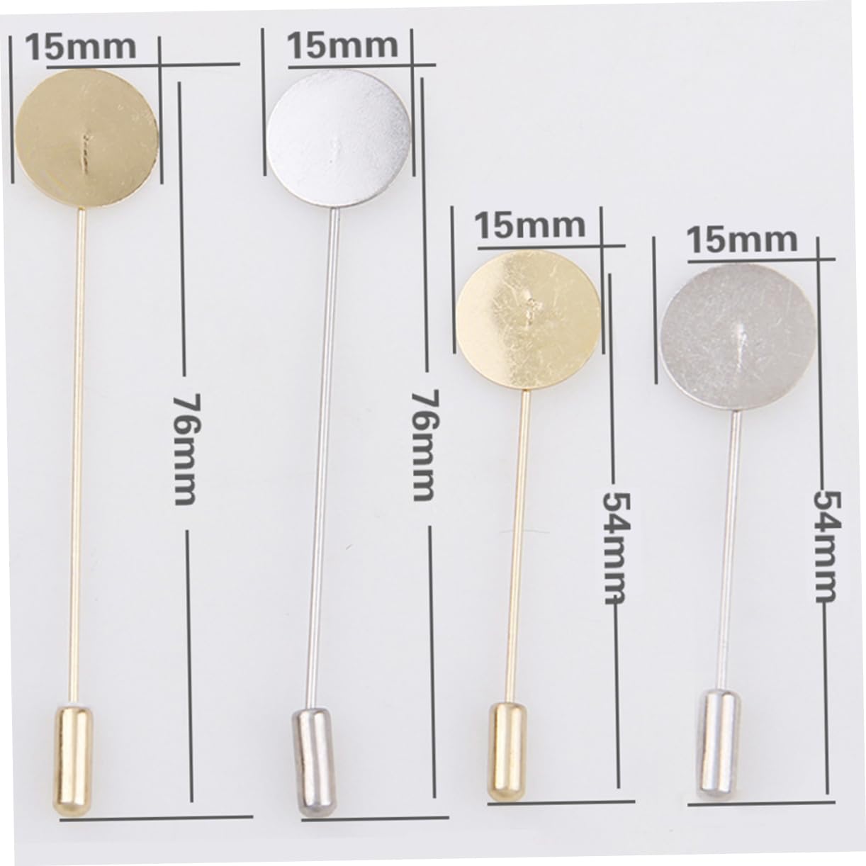 Operitacx 150piezas Broches De Seguridad Redondos Plata Accesorios De Joyería Para Bufandas Sombreros y Trajes Para Manualidades y