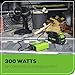 Greenworks 40V 300W Cordless Power Inverter, Sine Wave Inverter with 2 USB Ports and AC Port, IV40A00