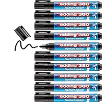 Edding 380 Flipchart Marker - Green - 1 Pen - Round Nib 1.5-3 Mm - Marker For Writing, Drawing And Marking On Flipchart Paper - Does Not Bleed Through - View #6