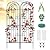 2 Pack 86.7" H x 19.7" W Metal Garden Trellis for Climbing Plants Outdoor, Black Lattice Panel, Sturdy Plant Support for Roses, Vines, Cucumbers & Vegetables