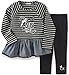 Calvin Klein Baby Girls' Chambray 2 Piece Tunic/Leggings Set, Assorted, 0-3 Months