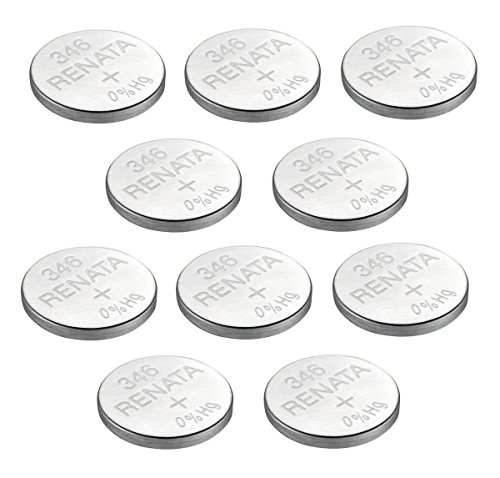 Baterías Renata para reloj 346 SR712 SW 1.55V x10 miniatura 1