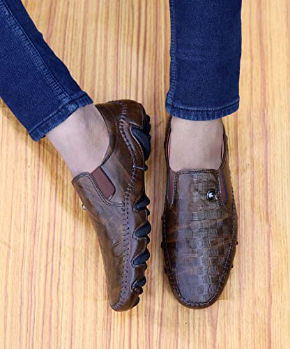 Image of AADI Men's Synthetic Leather Outdoor Casual Loafer Shoes
