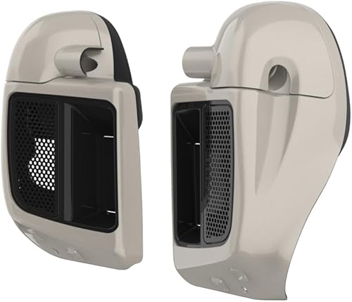 Miniatura 4 de Bajos de motocicleta de arena blanca perla inferior ventilada carenados de pierna guantera apta para Harley Touring 2014+