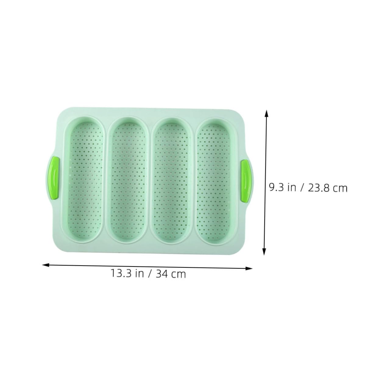 Cabilock Silicone Baguette Baking Pan Slot Non Stick Bread Mold for Homemade French Bread Silicone Tray for Oven Baking for DIY Creations