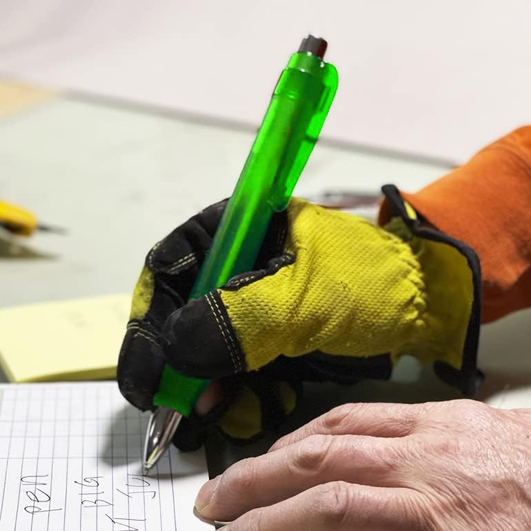 Miniatura 9 de tokuyo Bolígrafos grandes paquete de 3 bolígrafos jumbo de tinta negra con 10 recargas bolígrafo gigante fácil agarre nunca se pierde bueno para