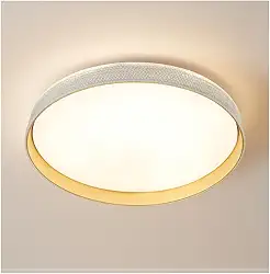 Genérico Plafon Luxo LED Circular, 40cm, 60W, 3 Temperaturas de Cor, 4800 Lúmens, Bivolt, Branco, Metal, Moderno, Montagem No Teto, Iluminação Geral