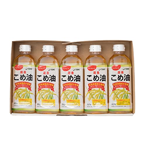 TSUNO こめ油 米油 ギフト 500g 5本入 国産
