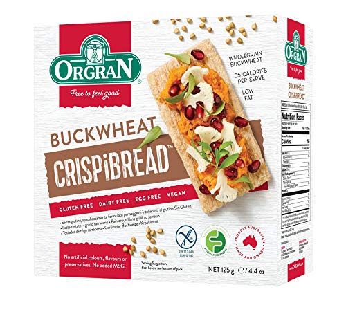 Orgran Gluten Free Toasted Buckwheat Crispibread - 4.4 oz