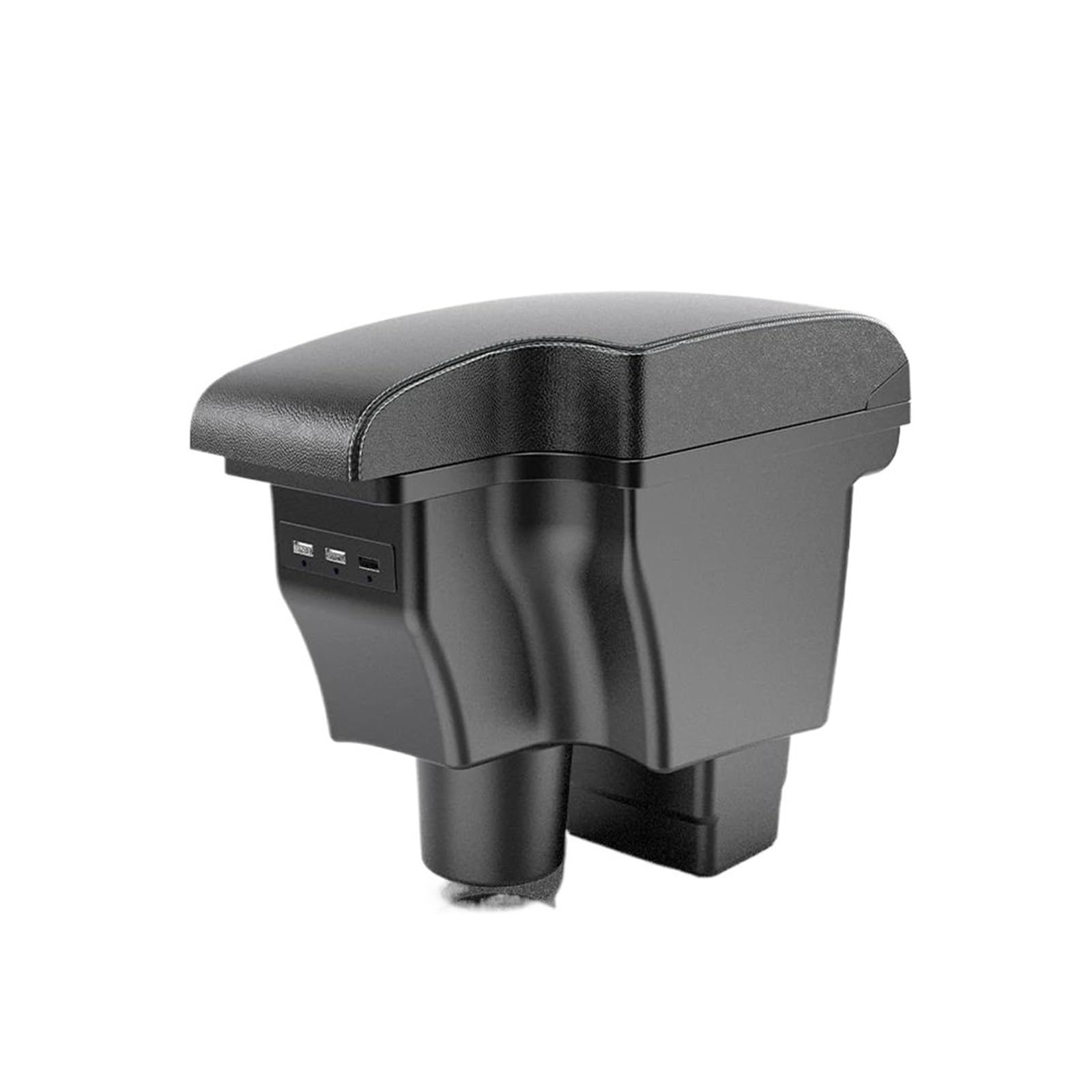 RESPUNEKBAH Armrest Box For Mazda CX-3 For Mazda 2 For Skyactiv Version Cx3 CX-3 Car Armrest Storage Box Car Accessories Charging USB(B3White line leather)