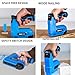 Cordless Electric Staple Gun 4V & Brad Nailer 2-in-1 Kit Rechargeable Lithium-ion Battery with USB Charger for Upholstery, Woodworking, DIY Projects & Home Repairs
