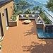 Yaheetech 27pcs Acacia Wood,Interlocking Deck Tiles with Non-Slip Surface,Easy Snap Waterproof Flooring Tiles for Indoor Outdoor,Cracking Resistant Patio Backyard Decor for All Weather Use,Wood