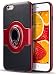 UrbanDrama iPhone 6s Plus Case, iPhone 6 Plus Case, Slim Kickstand Cover with 360 Degree Rotating Ring Holder [Support Magnetic Car Mount] Soft TPU Case for iPhone 6s Plus / 6 Plus 5.5", Black/Red
