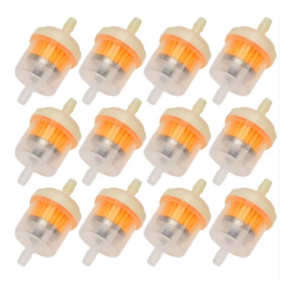 Filtri Dell'olio Filtro Carburante Universale Per Benzina, 3/6/9/10/12 Pezzi, Per Scooter, Moto, Ciclomotore, Da Cross, ATV(12pcs)