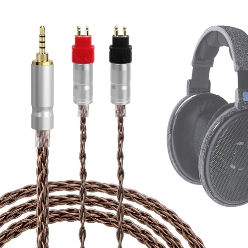 Cable de Audio Auxiliar GEEKRIA Compatible Sennheiser 1.5 m miniatura 1