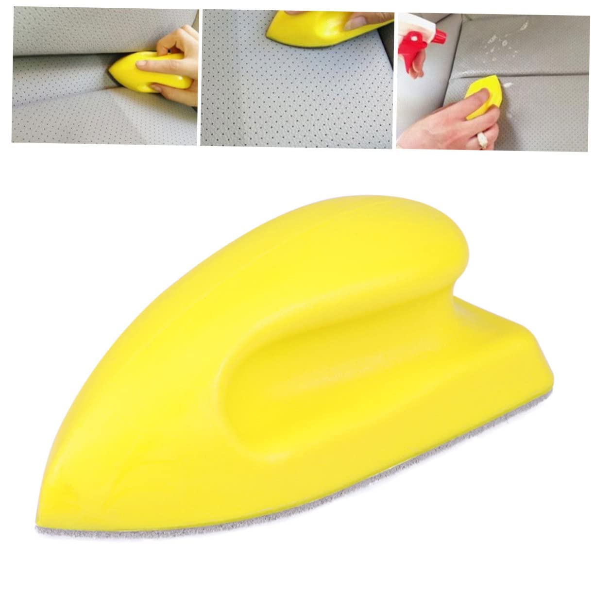 ULTECHNOVO 6 Pièces Brosse en Cuir Voiture pour Tapisserie d'ameublement Outils de Nettoyage de canapé pour Meubles Nettoyeur Automatique kit de Mise Bas Brosse nettoyante