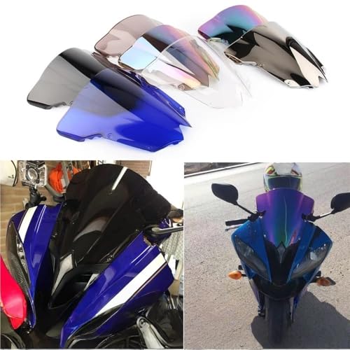 Pare-Brise Double Bulle YZF R6 Déflecteur Vent Haut
