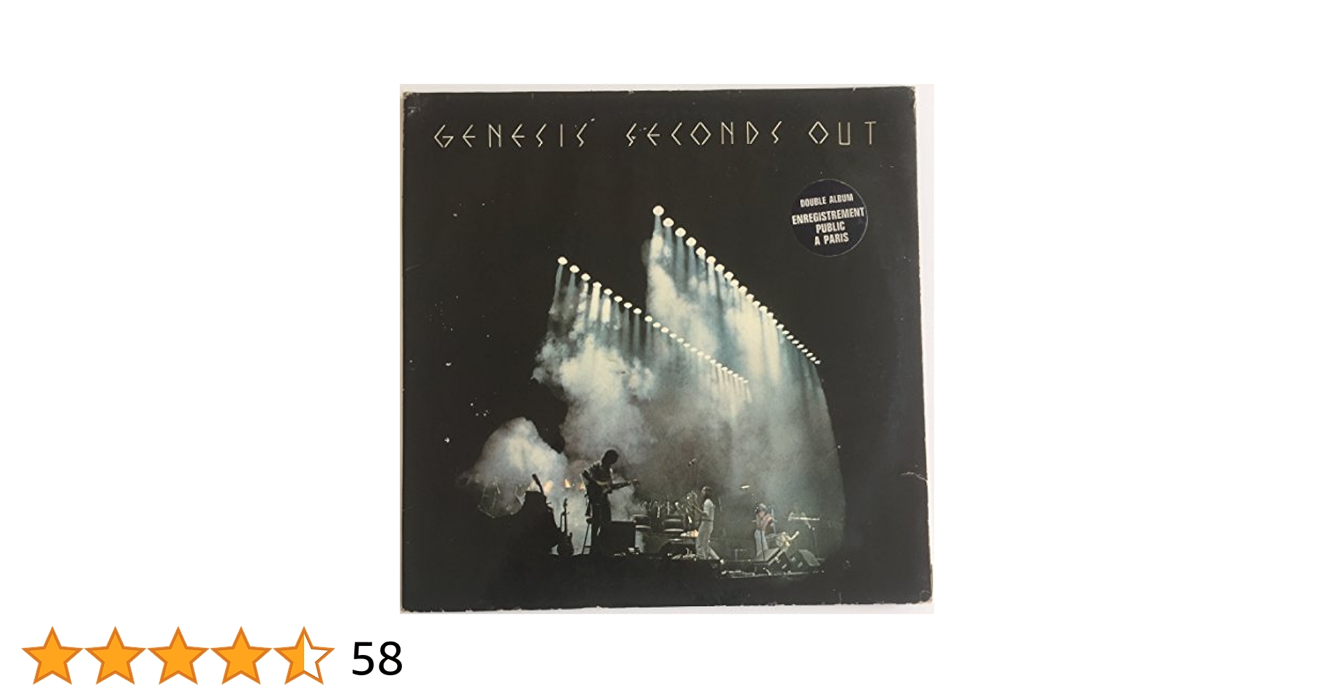 Seconds Out by Genesis: Amazon.co.uk: CDs & Vinyl