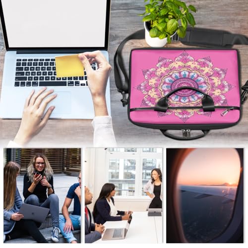 Bolsa para portátil de 15 pulgadas con estampado floral miniatura 6