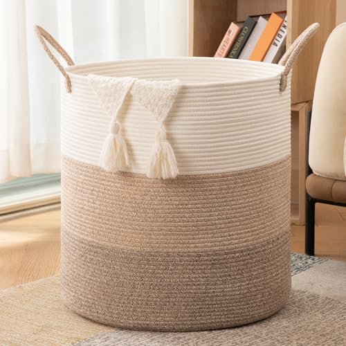 OIAHOMY 100L Laundry Hamper, Dirty Clothes Hamper for Bedroom, Co...