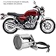 Geschwindigkeitsmesser, Duokon Motorrad LCD Meter Universal Tachometeranzeige Kilometerzähler DC 12 V 0-199km / h(Galvanisiertes Silber)
