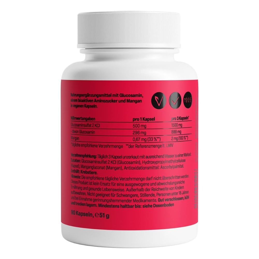GLUCOSAMIN 500 mg Kapseln 90 St