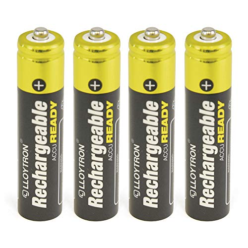 Lloytron AAA 800 mAh NIMH AccuReady batería (4 Unidades)
