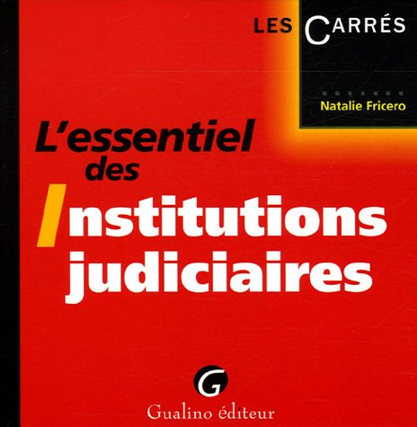 L'essentiel des Institutions judiciaires PDF