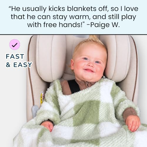 Image of Buckle Me Baby Cozy Car Seat Blanket -Wearable Car Seat Blankets for Babies