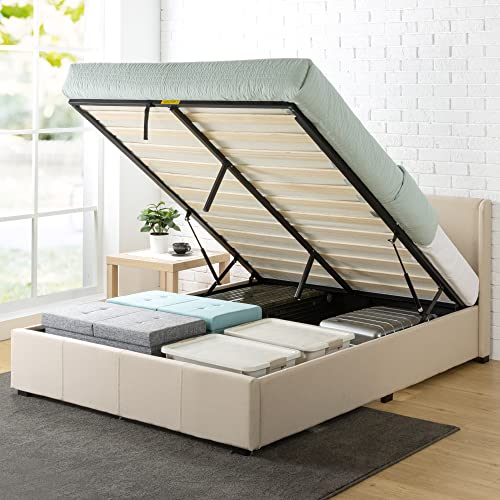ベッドフレーム BED + MATTRESS with storage - 160x200 cm Zinus Maddon Bed 160 x 200 cm – Bed Frame Height 31 cm with