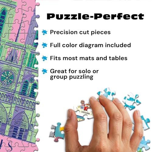 Puzzle Vintage Posters Map 14+ Anos miniatura 4