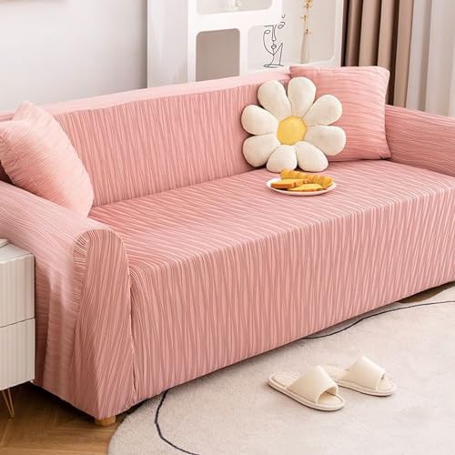 Housse de canapé extensible d'été en soie glacée lavable de 1 à 4 places
