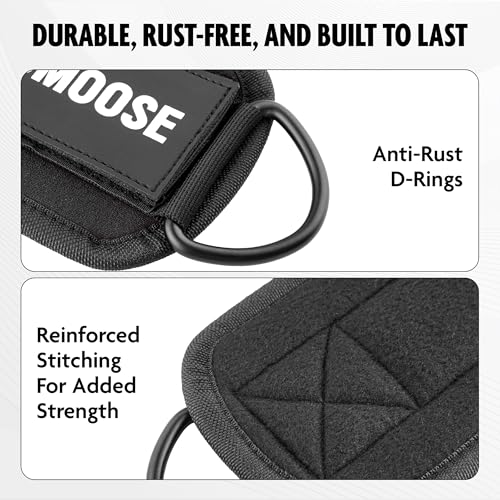 Dmoose Fitness FBA_AS-1 Dmoose Ankle Straps For Cable Machines Women - One Size Fit With Premium Padding, Ankle Cable Attachments For Gym, Ankle Cable Straps For Workout, Booty Workouts, Leg Extension thumb #4