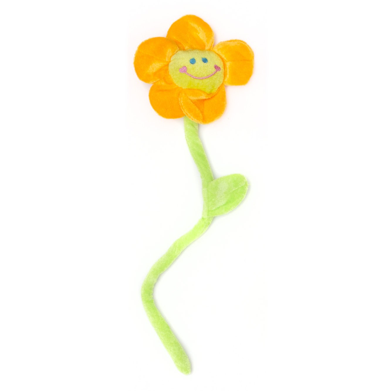 GOODS+GADGETS Singende Happy Birthday Blume in 5 Farben - Geburtstags-Geschenk mit Melodie - Gelb-Orange