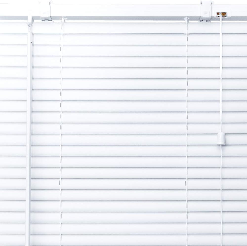 Easy Blind Plastic Blind [Width 21.7 inches (55 cm) x Height 35.4 inches (90 cm)] White / Choose from Width 21.3 - 23.6 inches (54 - 60 cm) x Height 11.8 - 39.4 inches (30 - 100 cm), Can be attached